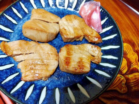 まぐろ刺し身♡柔らか照り焼き